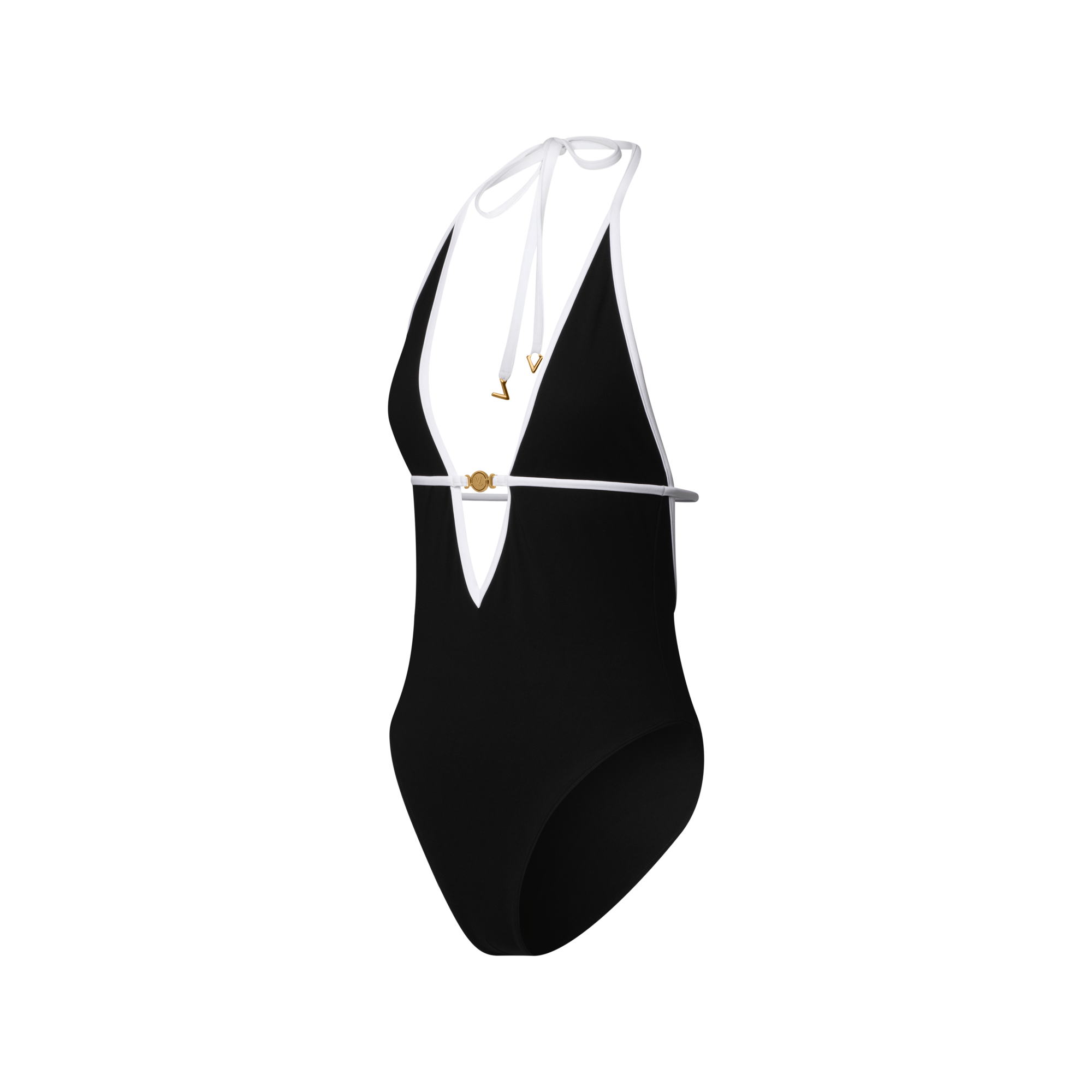 Graphic Trim V-Neck Swimsuit - Ready-to-Wear | LOUIS VUITTON